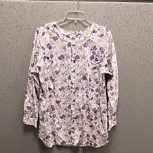 Duluth Trading Floral Tunic XL